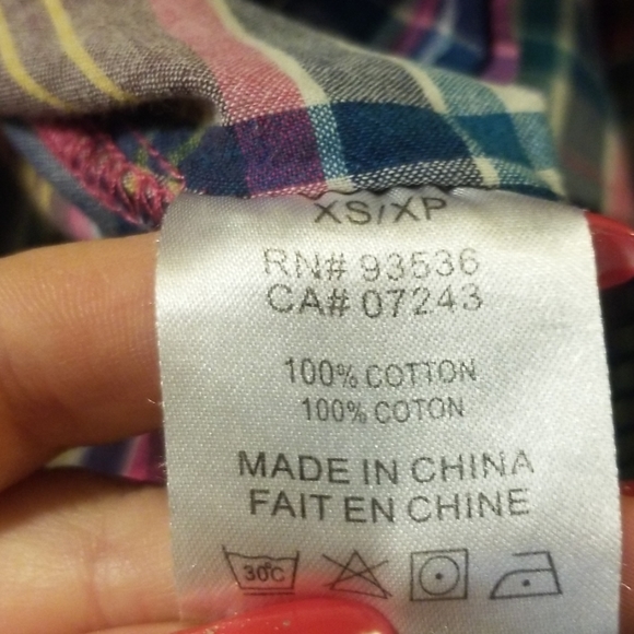 (🏷2/20)Multicolored Plaid L/S Shirt - Picture 5 of 5